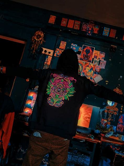 Shiva Power UV Light Reactive Plus Glow In Dark T-Shirt – Ultra Tribe