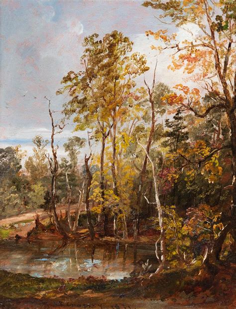 Jasper Francis Cropsey - Landscape with Cows near Warwick, New York For ...