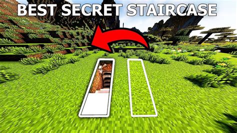 Image result for Minecraft Secret Stairs Tutorial