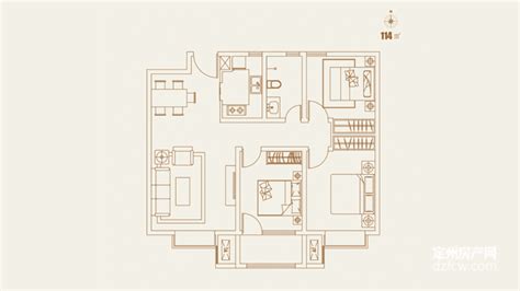 114平米户型图,114平米三居室户型图(第3页)_大山谷图库