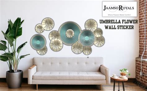 JAAMSO ROYALS European Style Decorative Umbrella Flower Design Vinyl ...