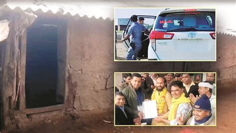 The slum leader bought a car as soon as he became MLA.|झोपड़ीवाले नेता ...