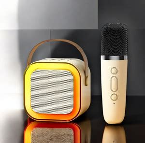 Buy Sagaft A385Wireless Bluetooth Speaker Karaoke Mic Speaker RGB ...