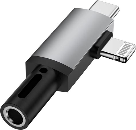 Amazon.com: [Apple MFi Certified] iPhone Headphone Adapter,2-in-1 ...