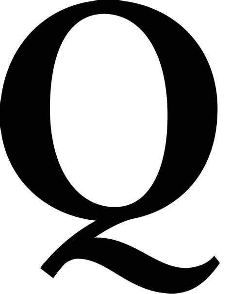 Creative quick letter q logo design graphic Vector Image