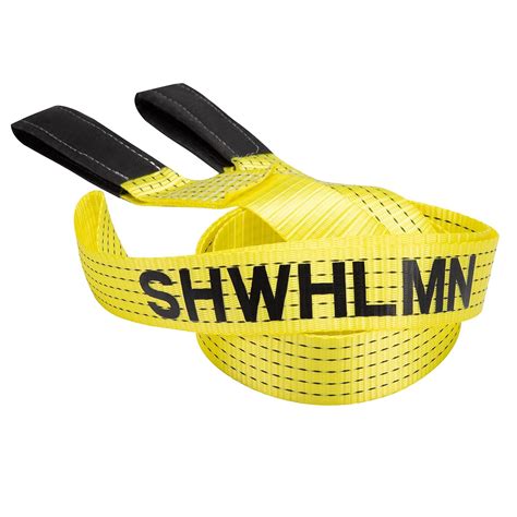 AOLDHYY Recovery Tow Strap, 2" X 10' Tree Saver Strap Heavy Duty 10 ...