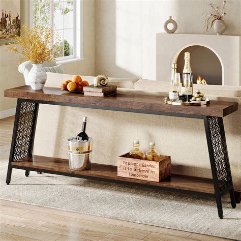 Amazon.com: Tribesigns 70.9-Inch Extra Long Console Table, Solid Wood ...