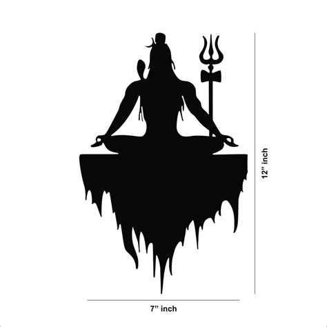 Dbeautify Lord Shiva Design MDF Wooden Wall Art Hanging for Home Pooja ...