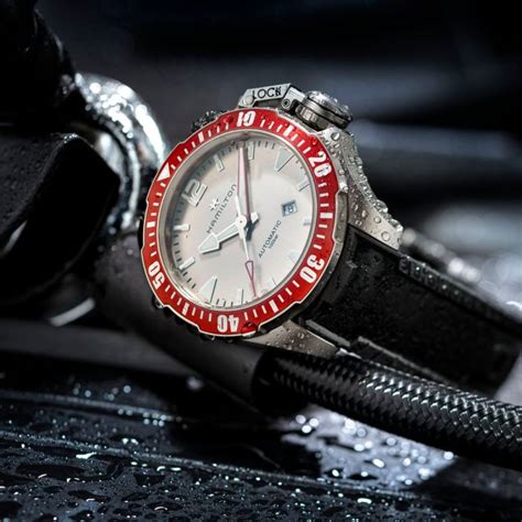 Khaki Navy Frogman Titanium Auto - Dial color:Grey - H77805380 ...