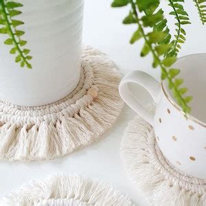 Macrame Table Mat DIY 的图像结果