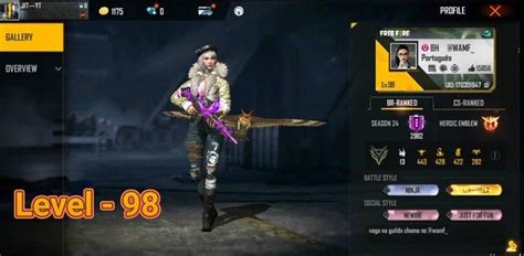 Top 5 Highest Level Free Fire ID Players in World, Highest Level In ...