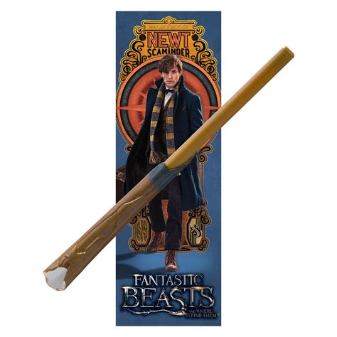 Newt Scamander Wand Pen & Bookmark — The Noble Collection UK