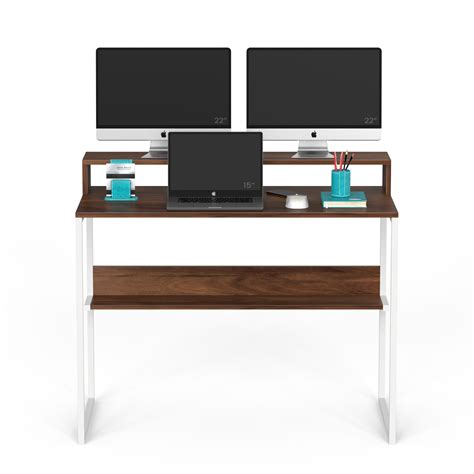 Corbyn Plus Study and Computer Laptop Table with Monitor Stand for Hom ...