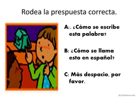 la clase: English ESL powerpoints