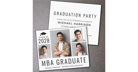 MBA Graduation Invitations 的图像结果