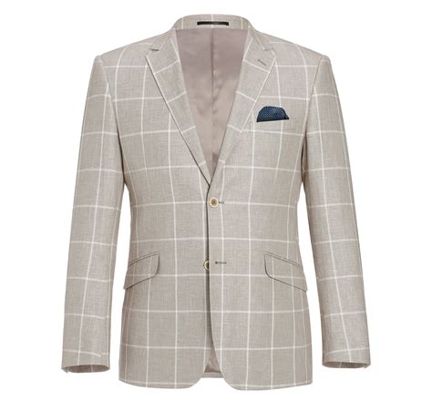Men's Classic Fit Blazer Summer Linen Cotton Sport Coat - Sport Coat Blazer