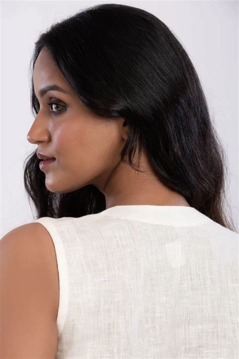 Classic Ivory Linen Semi Formal Top - Festive Folks