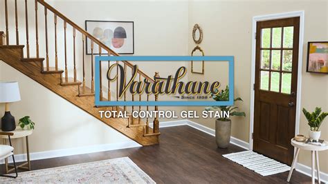 2 Pack, Dark Walnut, Varathane Total Control Gel Stain Water-Based Wood ...