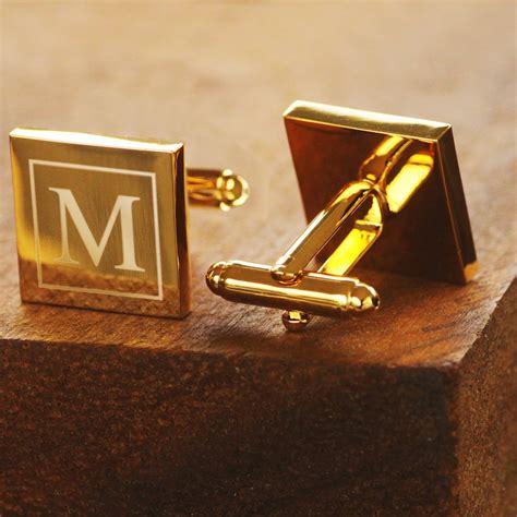 Image result for Monogram Cufflinks