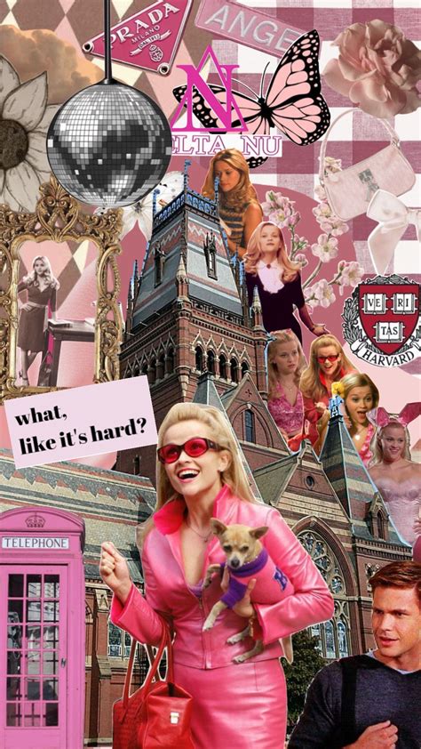 #legallyblonde #ellewoods #pink #moodboard #warner | Legally blonde ...
