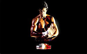 Sylvester Stallone Wall Poster For Room With Gloss Lamination M49 Paper ...