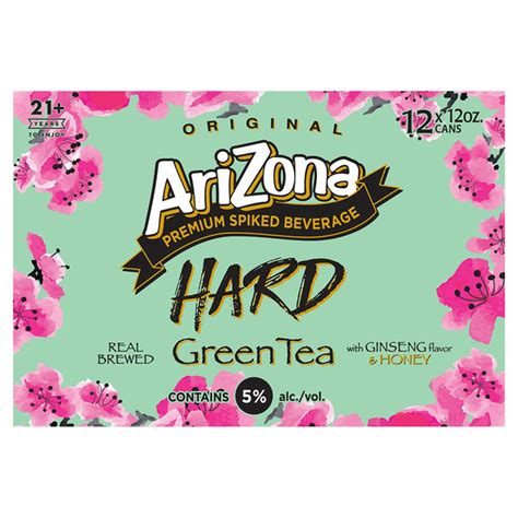 AriZona Original Hard Green Tea Premium Spiked Beverage (473 ml ...
