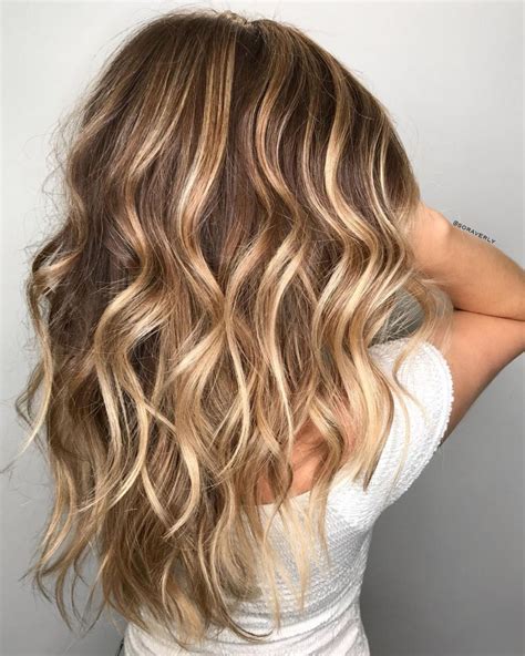 Caramel Blonde Balayage For Light Brown Hair | Cabelo lindo, Cabelos ...