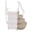 Confer 30-in Aluminum Drop-In Pool Steps with Outside Ladder with Hand ...