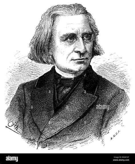 Franz Liszt (1811 – 1886), Hungarian composer, virtuoso pianist and ...