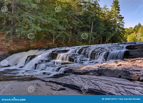 Nawadaha Falls, Presque Isle River, Porcupine Mountains Wilderness ...