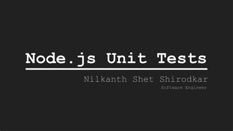 Unit Testing in Node.js 的图像结果