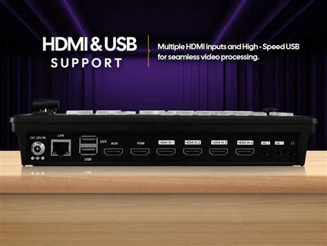 AIWaft HDMI Video Switcher – Live Streaming Mixer