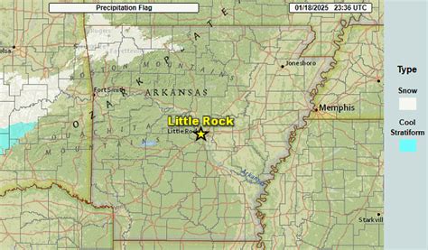 NWS Little Rock, AR - Very Cold/Light Snow on January 18-22, 2025