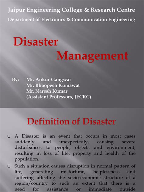 Image result for Disaster Management Program