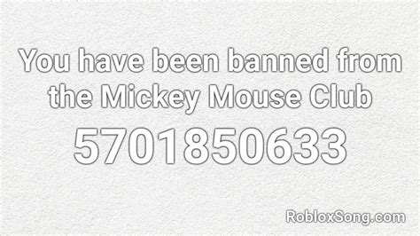 Image result for Mickey Mouse Roblox ID Code