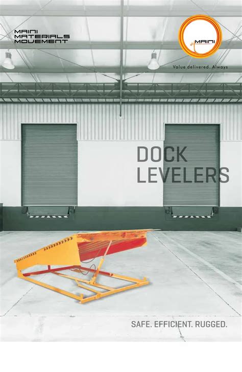 Dock Leveler - Hydraulic Dock Leveler Trader - Wholesaler / Distributor ...