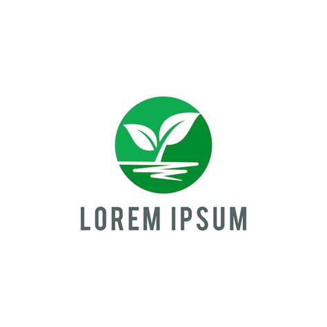 Eco leaf logo template vector illustration | Premium Vector
