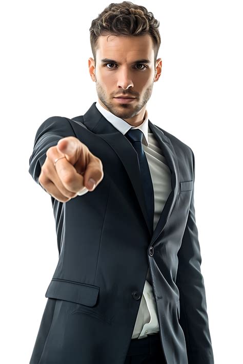 Businessman Pointing at You PNG 的图像结果