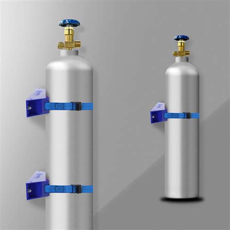 Buy TECWAP Propane Tank Holder Cylinder Wall Mounted Bracket Gas ...