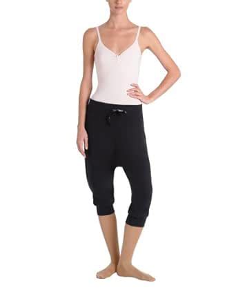 Buy Danskin Women's York City Ballet Crop Pant, Rich Black, Medium at ...