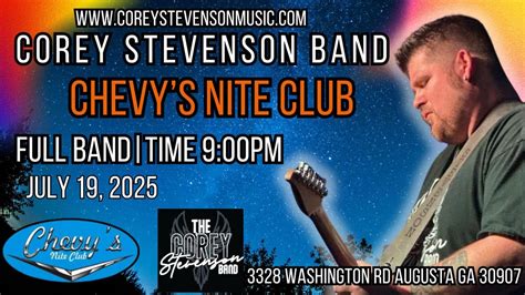 Chevy’s- Full Band , Chevy's Nite Club Augusta, 19 July 2025 | AllEvents