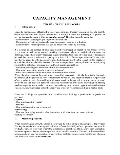 Capacity Management 的图像结果