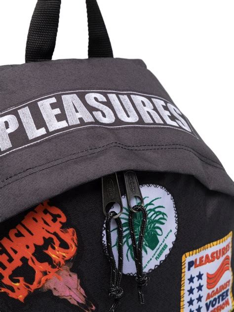 Eastpak Pleasures logo-print Backpack - Farfetch