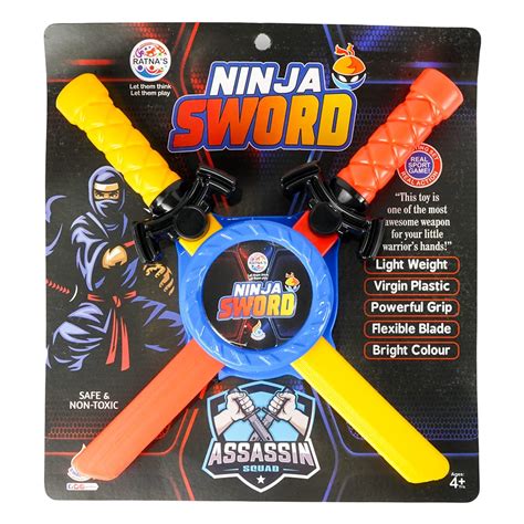 Ratna's Ninja Sword with Holder Plastic Toy Weapon for Kids - Length 37 ...