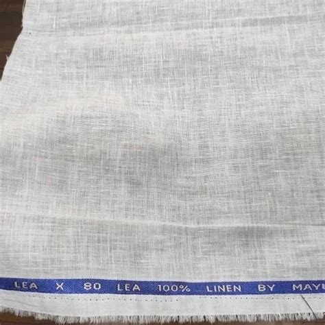 Plain Pure 100% Linen Fabric 80s Linen at ₹ 800/meter | Linen Fabrics ...