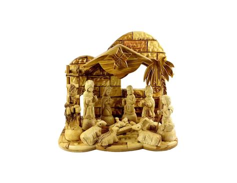 Nativity Sets Holy Land Olive Wood - Bethlehem Olive Wood Factory