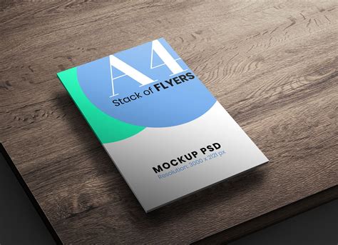 Psd Free Mockup Flyer