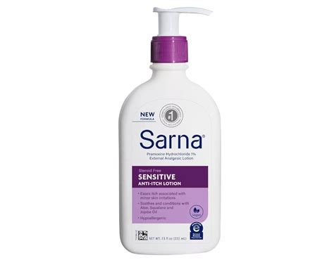 Sarna Sensitive Maximum Strength Anti Itch Lotion for Dry Irritated ...