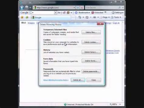 Image result for Browsing History Internet Explorer