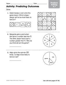 Image result for Predicting Outcomes Worksheet 4th Grade